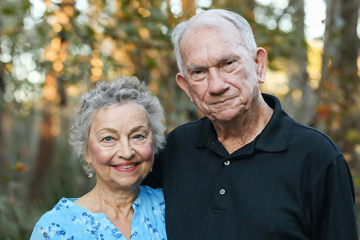 pancreatic cancer patient Linda Chambless and her husband
